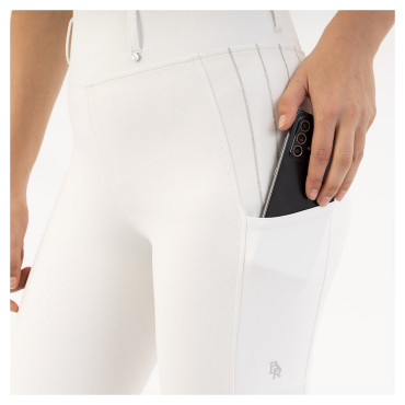 Legging de concours femme Kelly BR Blanc