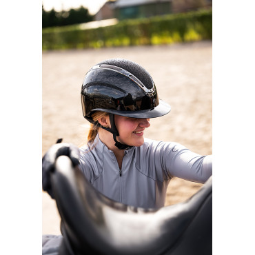 Casque Zeta Starlight BR Noir/Gunmetal