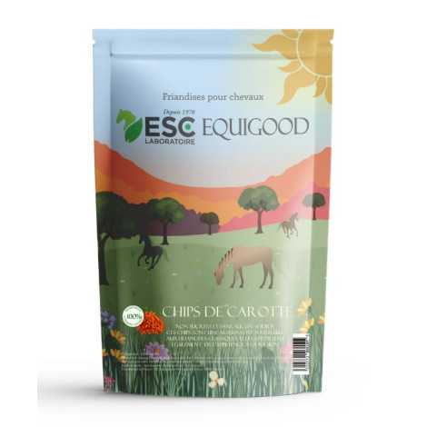 Chips de carottes sans sucre et naturel ESC LABORATOIRE • Sud Equi'Passion