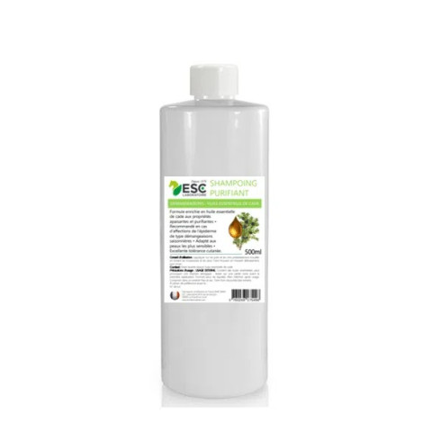 SHAMPOING PURIFIANT à l'huile de cade ESC LABORATOIRE • Sud Equi'Passion