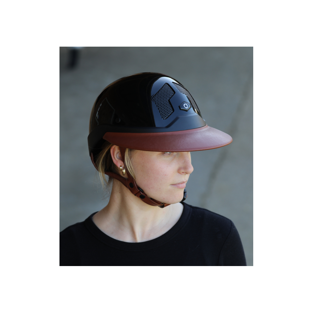 Visière Angel cuir pour casque Armet FLEX-ON • Sud Equi'Passion