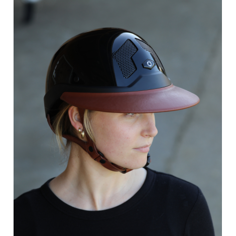 Visière Angel cuir pour casque Armet FLEX-ON • Sud Equi'Passion