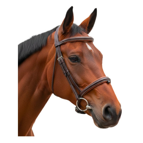 Bridon cuir 1/2 rond Vagabond CANTER • Sud Equi'Passion