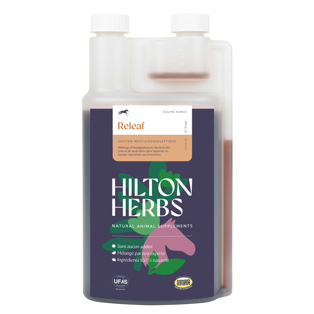 Releaf Liquide - Soutien naturel pour le confort articulaire HILTON HERBS • Sud Equi'Passion
