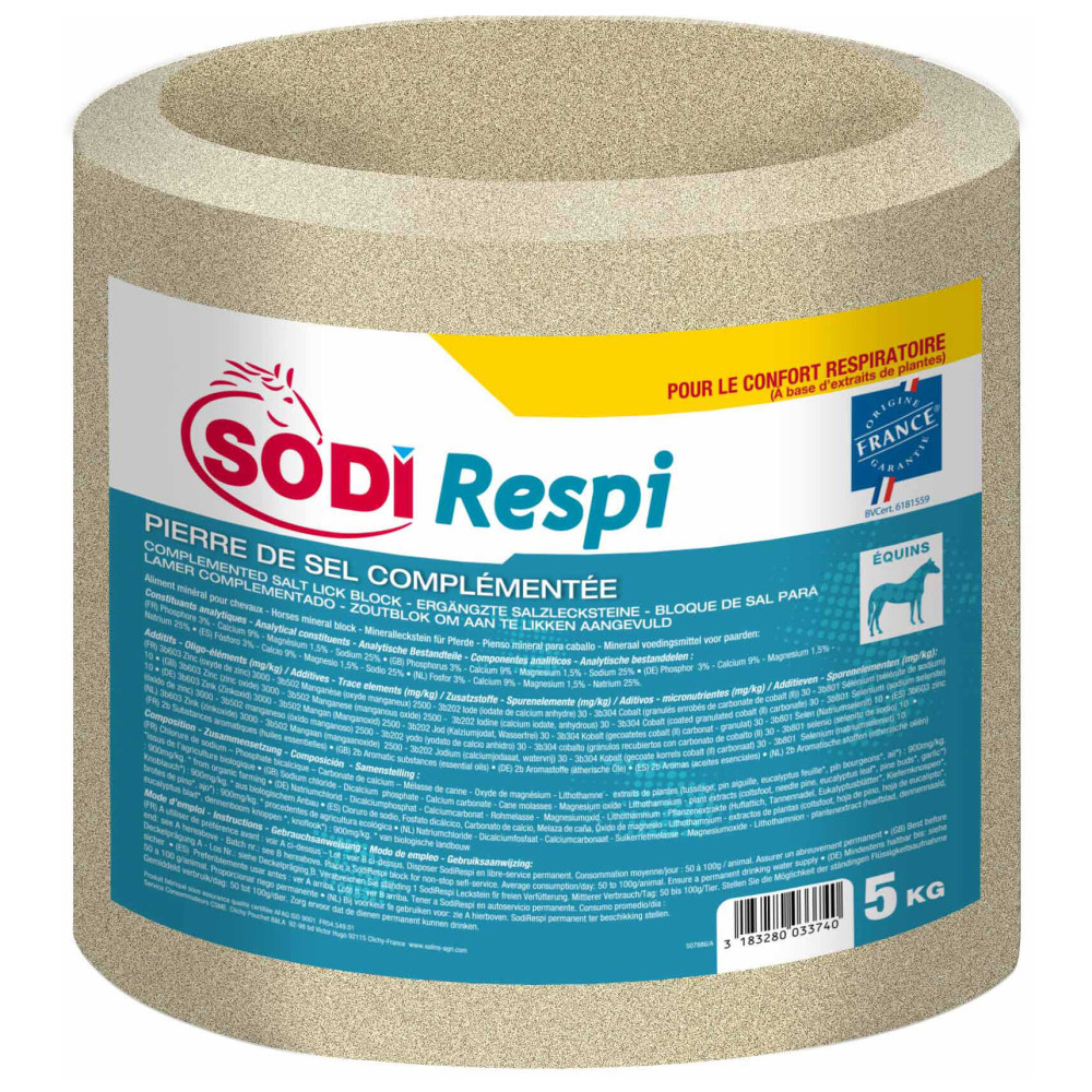 Bloc de sel Respi SODI • Sud Equi'Passion