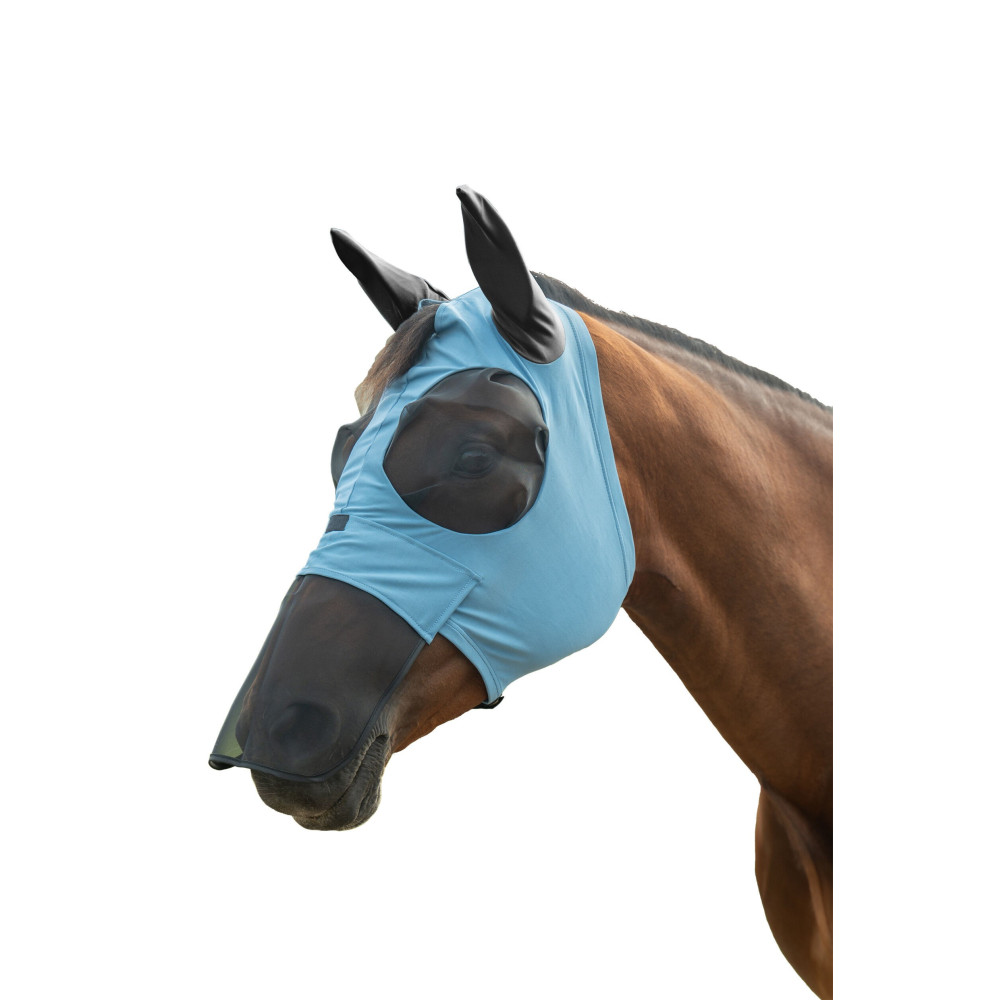 Masque Anti-Mouches Elastique avec naseaux HKM • Sud Equi'Passion
