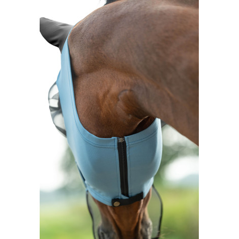 Masque Anti-Mouches Elastique avec naseaux HKM • Sud Equi'Passion