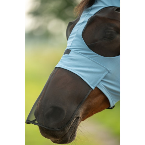 Masque Anti-Mouches Elastique avec naseaux HKM • Sud Equi'Passion