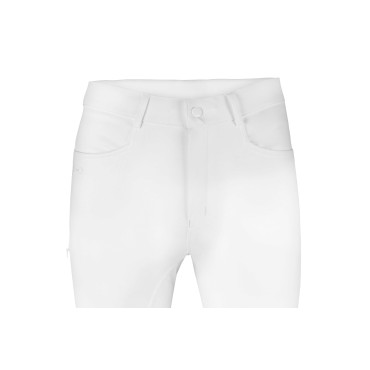 Pantalon de concours homme River Full Grip RIDING WORLD Blanc