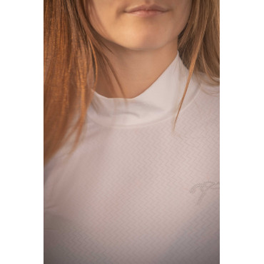 Haut technique ML femme Charlotte PENELOPE LEPREVOST Ecru