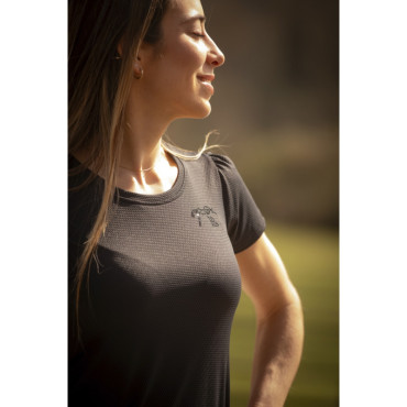 T-Shirt technique femme Techty Honey PENELOPE LEPREVOST Anthracite