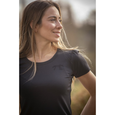 T-Shirt technique femme Techty Honey PENELOPE LEPREVOST Anthracite