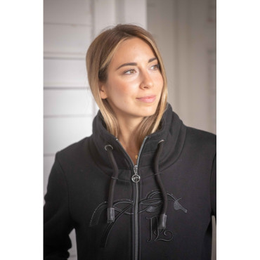 Sweat femme Native Strass PENELOPE LEPREVOST Noir