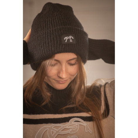 Bonnet Solena PENELOPE LEPREVOST Noir • Sud Equi'Passion