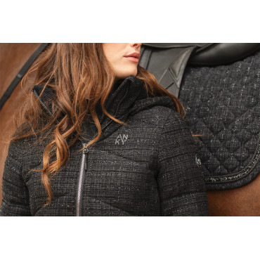 Veste Tweed matelassée femme ANKY Noir