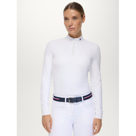 Polo de concours ML femme Monica Rhinestone TOMMY HILFIGER • Sud Equi'Passion