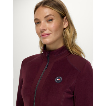 Veste polaire femme Elmonte TOMMY HILFIGER Bordeaux