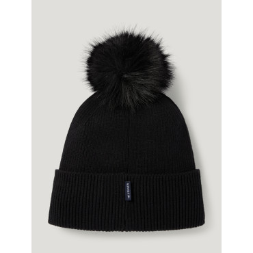 Bonnet à pompon Daly Rhinestone TOMMY HILFIGER Noir