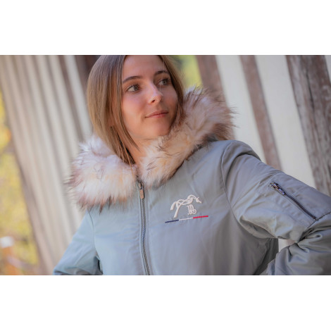 Blouson femme Lyon PENELOPE LEPREVOST Eucalyptus • Sud Equi'Passion