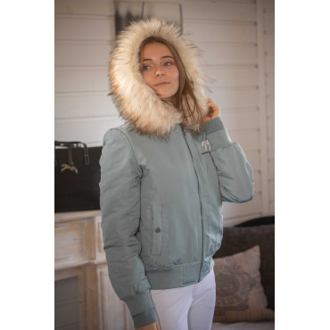 Blouson femme Lyon PENELOPE LEPREVOST Eucalyptus