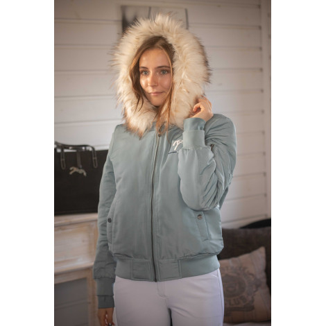 Blouson femme Lyon PENELOPE LEPREVOST Eucalyptus • Sud Equi'Passion