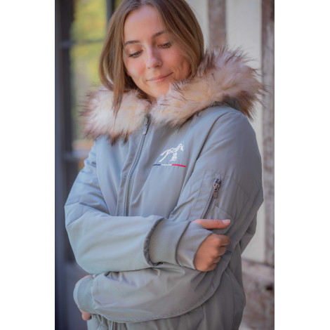 Blouson femme Lyon PENELOPE LEPREVOST Eucalyptus • Sud Equi'Passion