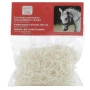Elastiques à natter sachet x500 HIPPOTONIC Blanc • Sud Equi'Passion