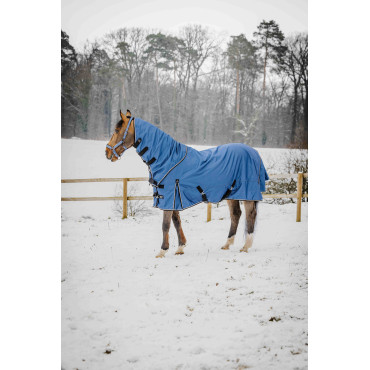 Couverture imperméable Tyrex Aisance 1200D 50g EQUITHEME Bleu Cobalt