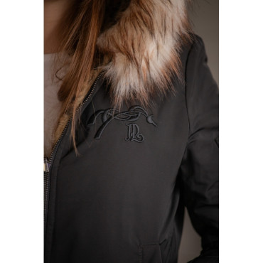 Blouson femme LeoLyon réversible PENELOPE LEPREVOST Noir