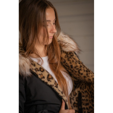 Blouson femme LeoLyon réversible PENELOPE LEPREVOST Noir