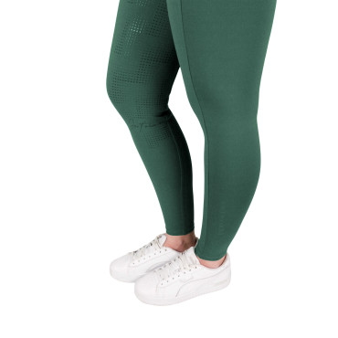Legging femme Flora full grip JTM EQUITHEME Vert Canard