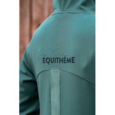 Veste softshell femme Victoria JTM EQUITHEME Vert Canard