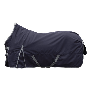 Couverture imperméable Highneck Winnipeg 1200D 200g HKM Noir • Sud Equi'Passion