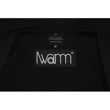 Sweat unisexe chauffant Olwen EQUITHEME HEATED Noir