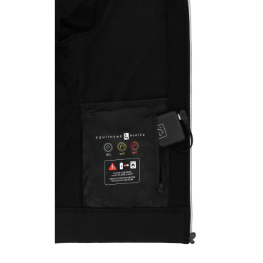 Sweat unisexe chauffant Olwen EQUITHEME HEATED Noir