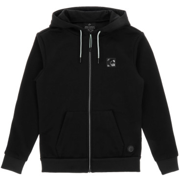 Sweat unisexe chauffant Olwen EQUITHEME HEATED Noir • Sud Equi'Passion