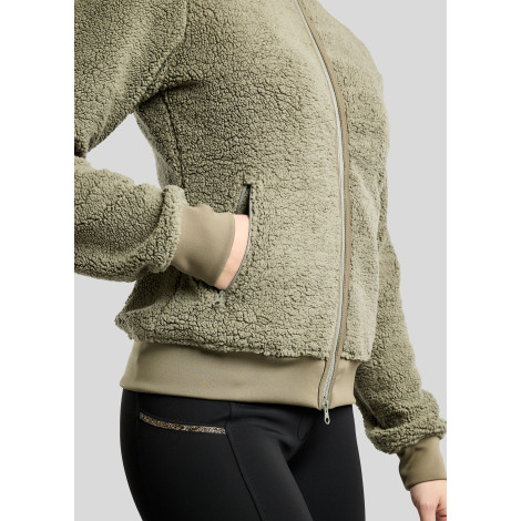 Veste Teddy femme Ebba Golden Quartz MONTAR • Sud Equi'Passion