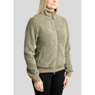 Veste Teddy femme Ebba Golden Quartz MONTAR Dusty Green • Sud Equi'Passion