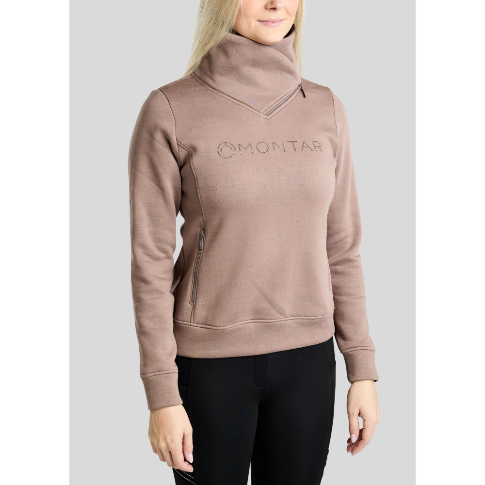 Sweat femme Naja Golden Quartz MONTAR • Sud Equi'Passion