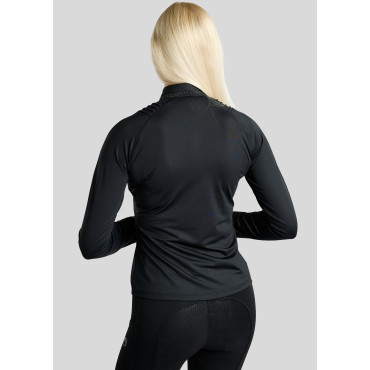Haut technique ML femme Wilma Golden Quartz MONTAR Noir