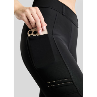 Legging femme Wilma Golden Quartz Full Grip MONTAR Noir