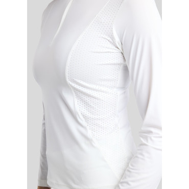 Polo de concours ML femme Zida MONTAR Blanc