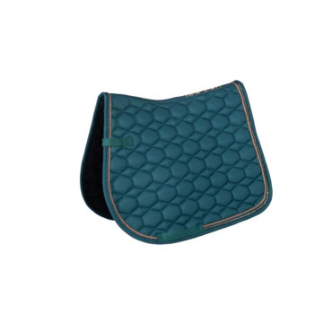 Tapis Rosegold Glamour Style HKM Pétrole/Rosegold