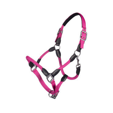 Licol corde Carlotta HKM Magenta