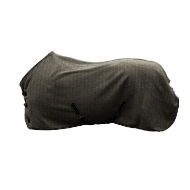Couverture séchante Melange II HKM Noir/Argent • Sud Equi'Passion