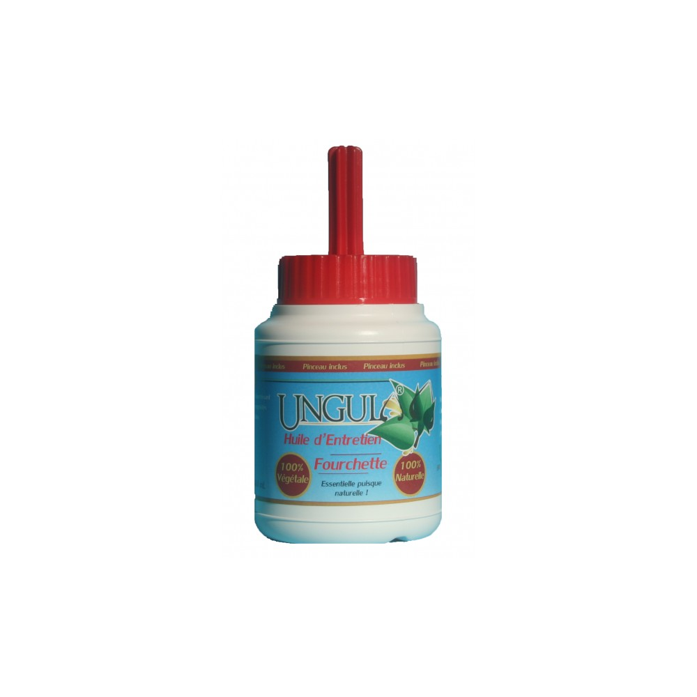 Huile d'Entretien Fourchette 400ml avec pinceau UNGULA NATURALIS • Sud Equi'Passion