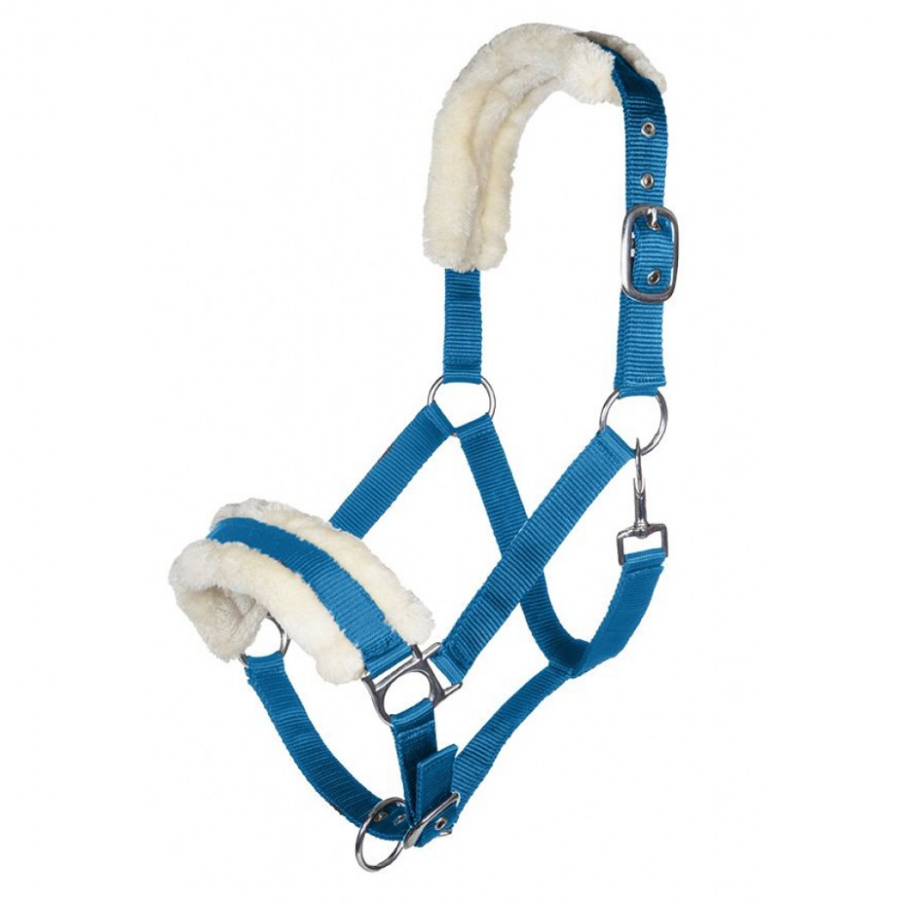 Licol réglable doublé mouton synthétique HKM • Sud Equi'Passion